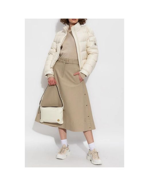 Moncler Natural Midi Skirts