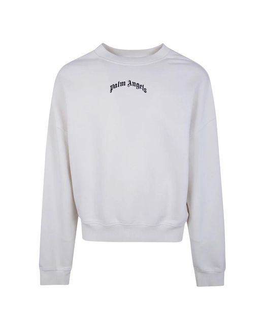 Palm Angels Gray Sweatshirts for men