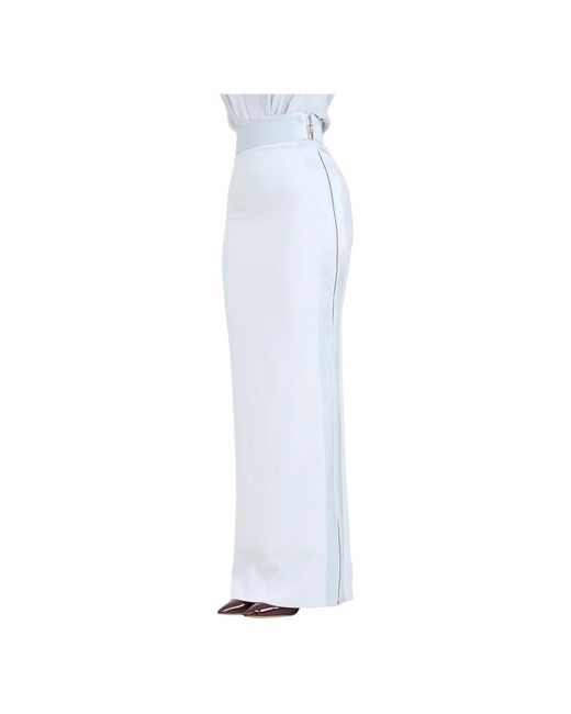 Elisabetta Franchi White Maxi Skirts