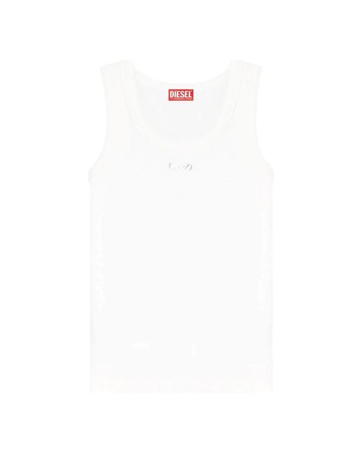 Sleeveless Tops DIESEL en coloris White