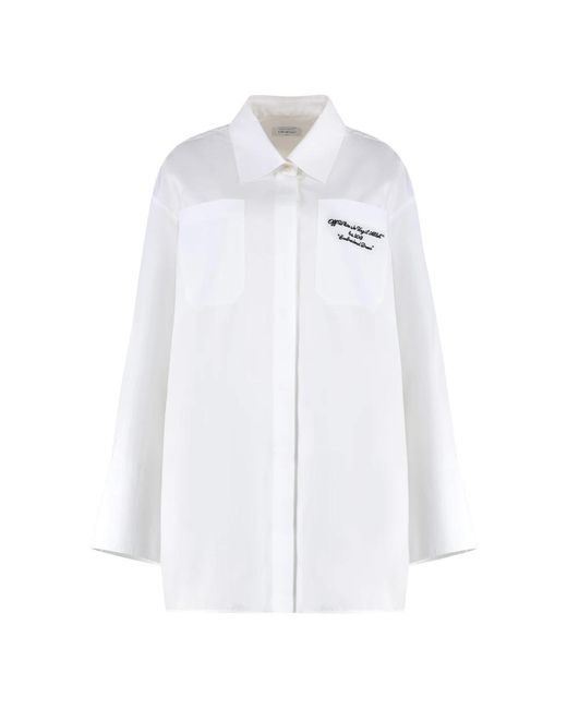 Shirts di Off-White c/o Virgil Abloh in White