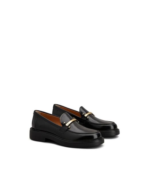 Tod's Black Loafers