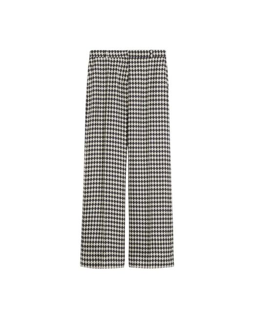 Max Mara Gray Wide Trousers