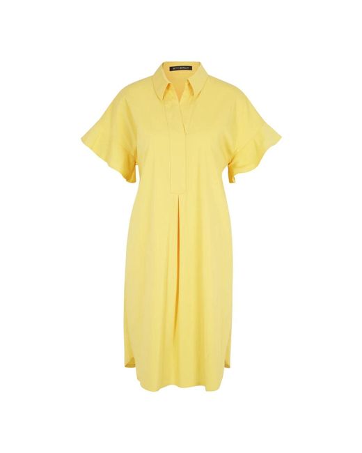 Betty Barclay Yellow Sommerkleid mit kragen