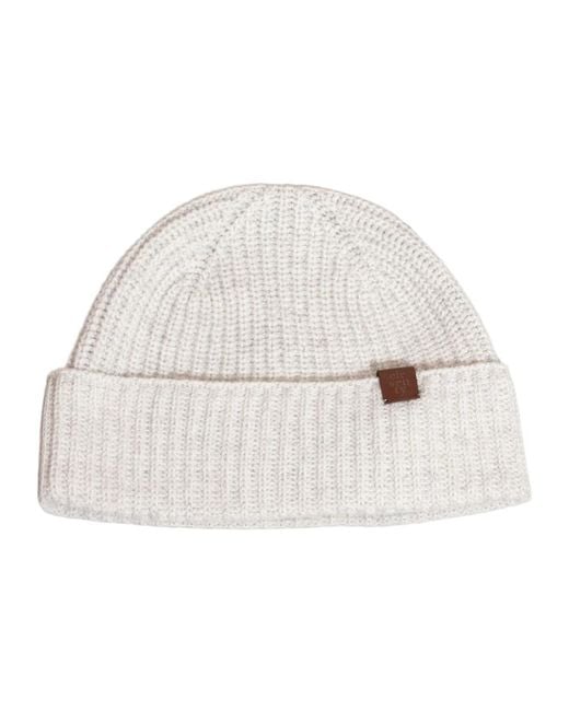 Eleventy Natural Beanies for men