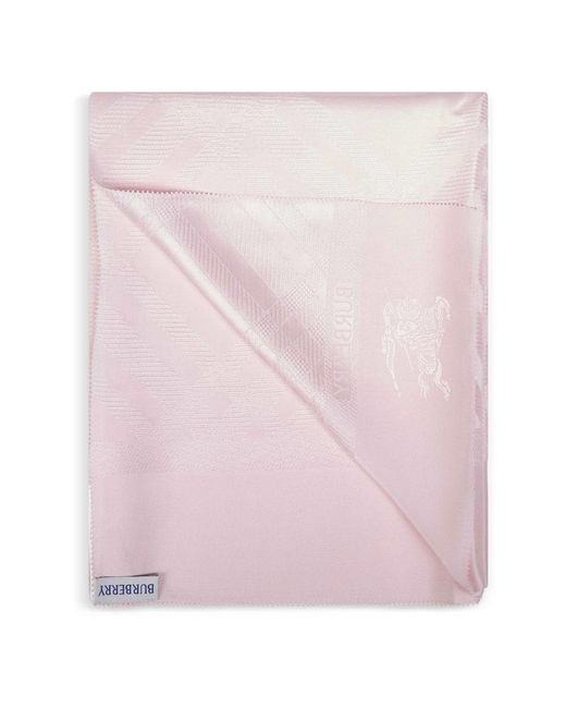 Silky Scarves Burberry de color Pink