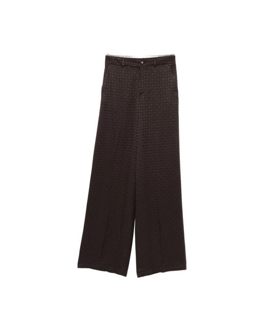 Gucci Brown Wide Trousers
