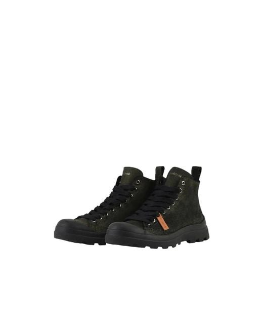 Pànchic Black Lace-Up Boots for men