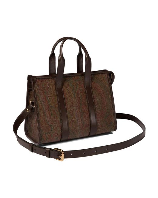 Etro Brown Shopping Bags