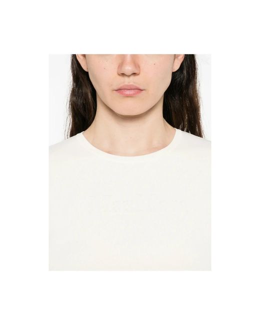 Max Mara White Round-Neck Knitwear
