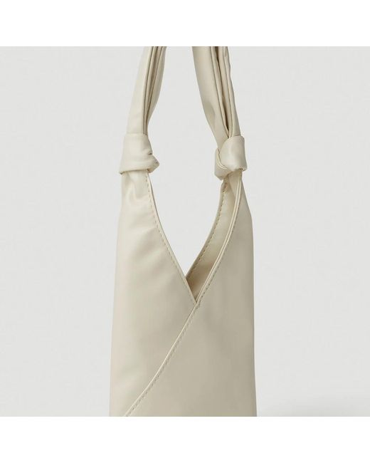 MM6 by Maison Martin Margiela White Shoulder Bags
