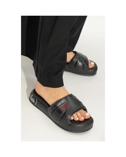 KENZO Black Sliders
