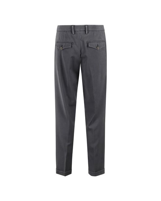 Myths Gray Slim-Fit Trousers for men