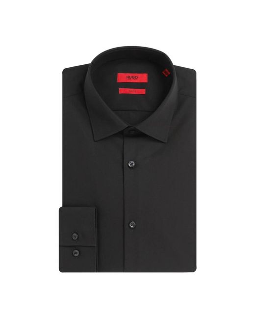 HUGO Black Formal Shirts for men