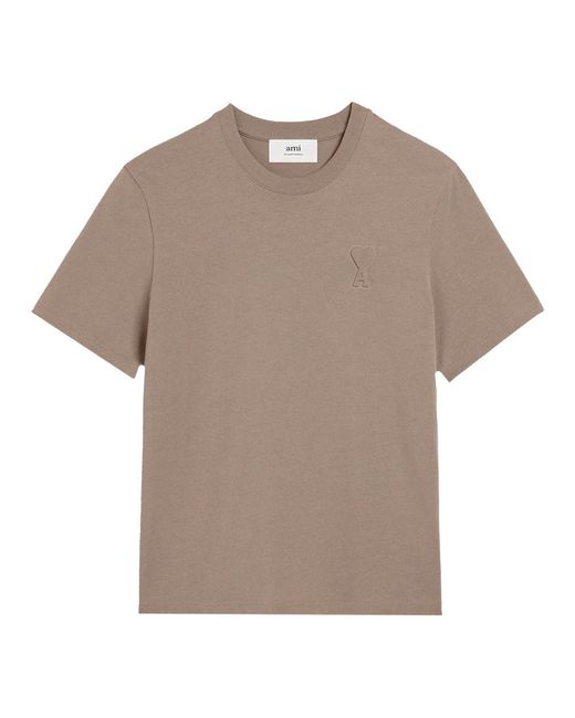 AMI Brown T-Shirts for men