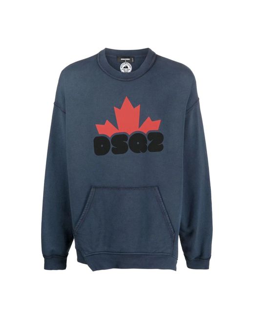 DSquared² Blue Sweatshirts for men