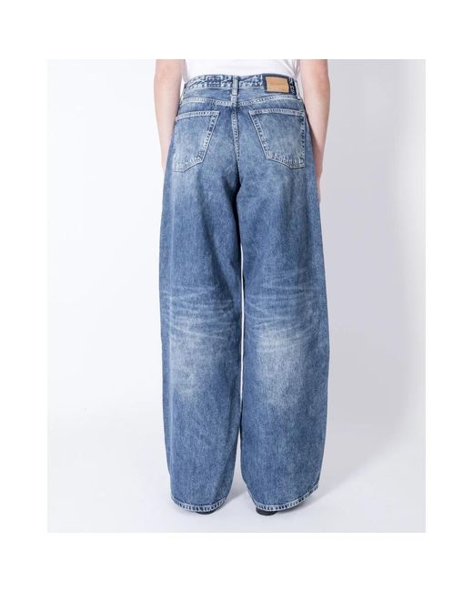 AG Jeans Blue Loose Fit Jeans