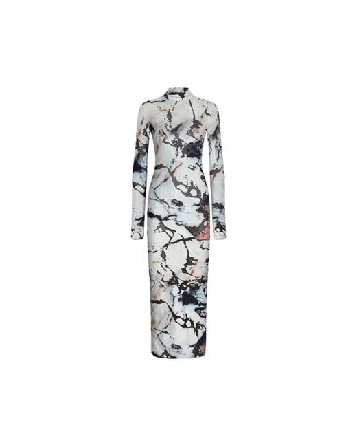 Roberto Cavalli White Midi Dresses