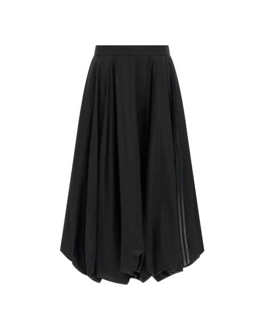 Y-3 Black Midi Skirts