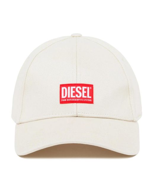 DIESEL Basecap Mit Logo-Patch in White für Herren