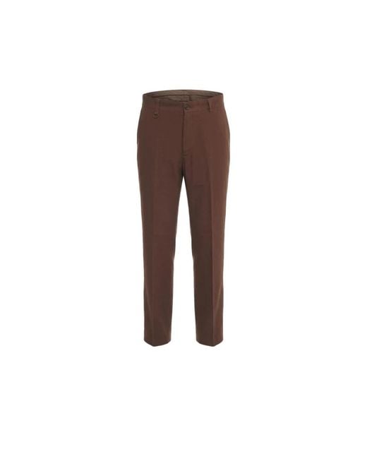 Paolo Pecora Brown Chinos for men