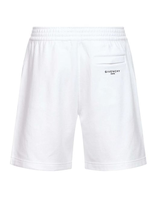 Givenchy Korte Broeken ,Wit ,Katoen Couture Seam Bermuda Shorts in het White voor heren