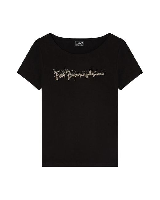 EA7 Black T-Shirts