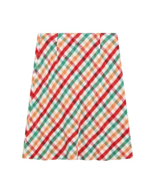 Miu Miu Red Short Skirts