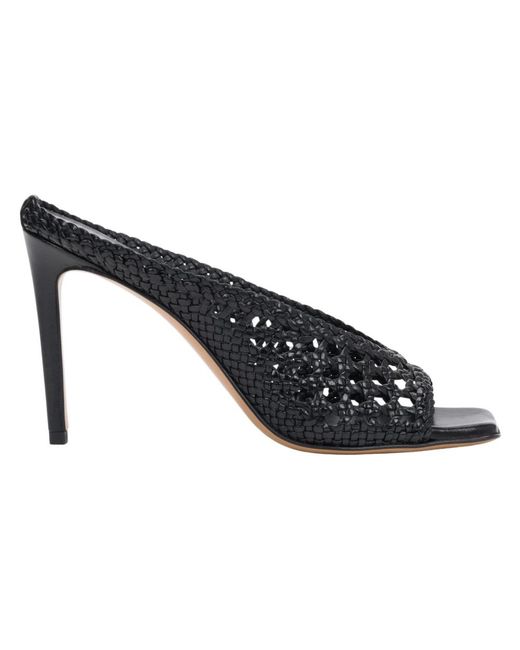 Guglielmo Rotta Blue Heeled Mules