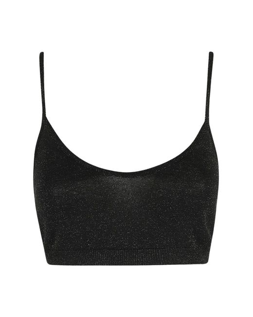 FEDERICA TOSI Black Sleeveless Tops