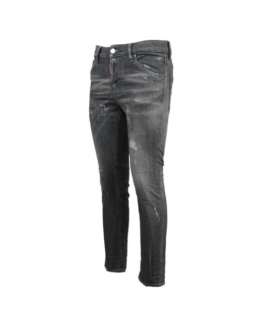 DSquared² Gray Slim-fit Jeans