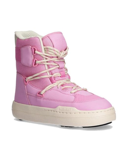 Moon Boot Pink Winter Boots