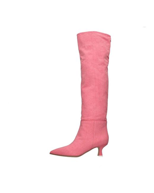 3Juin Pink Heeled Boots