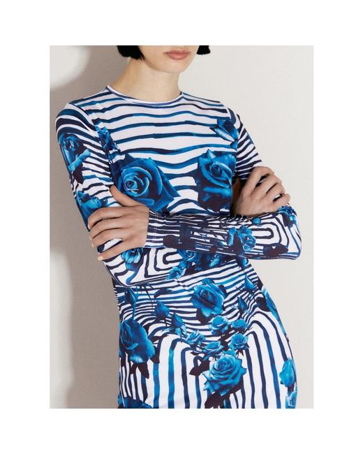 Dresses > day dresses > midi dresses Jean Paul Gaultier en coloris Blue