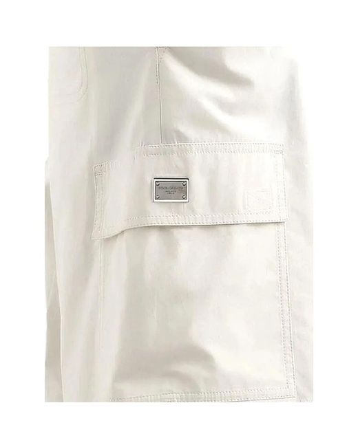 Dolce & Gabbana White Casual Shorts for men