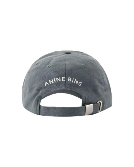 Anine Bing Gray Caps