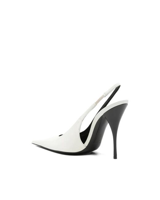 Saint Laurent White Pumps