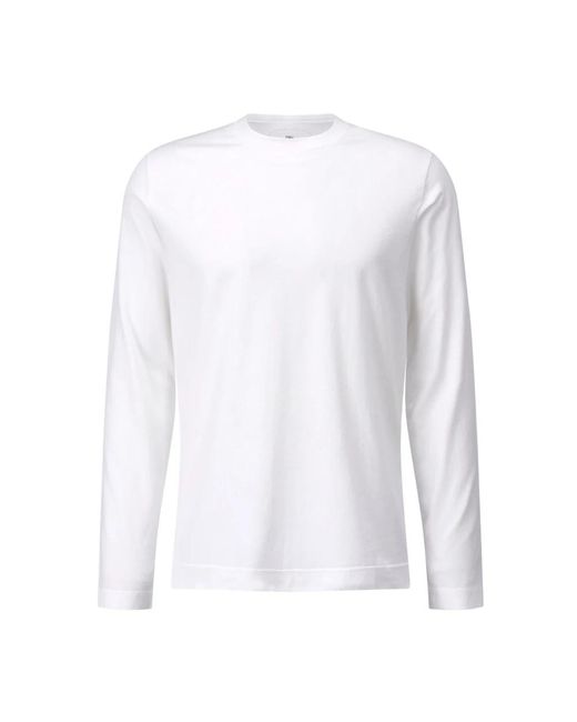Fedeli Long Sleeve Tops in het White voor heren