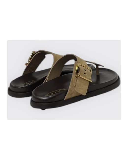 Flip Flops di Tod's in Brown