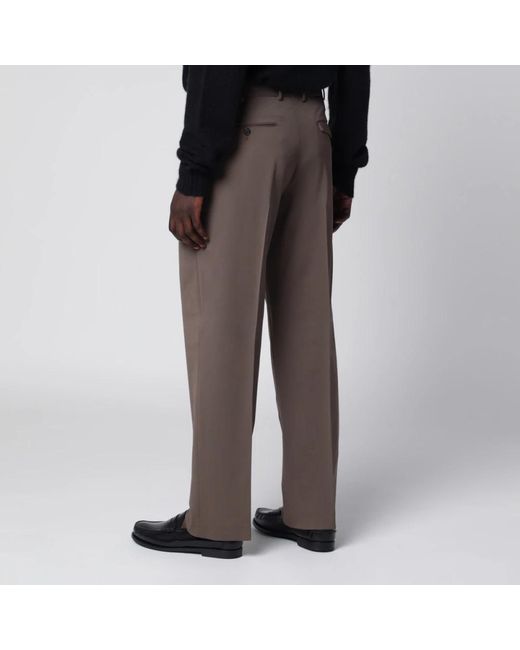 PT Torino Gray Suit Trousers for men