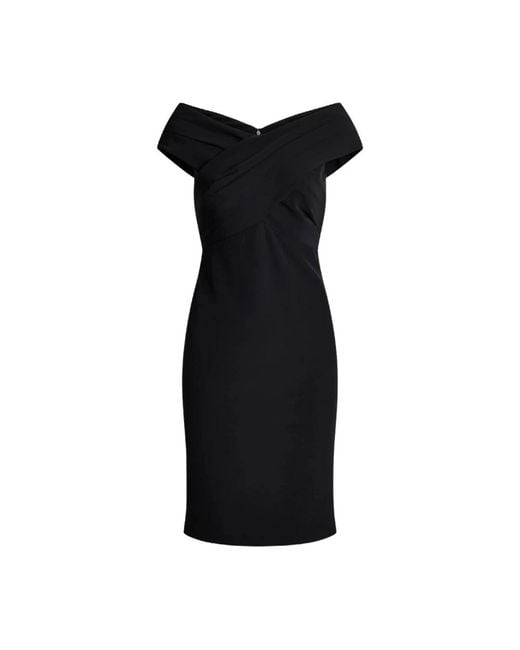 Midi Dresses Ralph Lauren de color Black