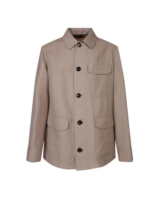Jackets > light jackets Brioni pour homme en coloris Brown