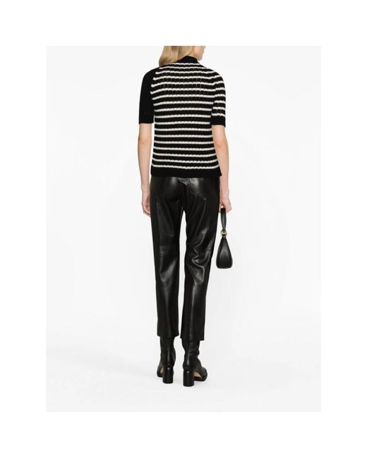 Balmain Black Round-Neck Knitwear