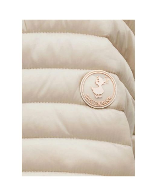 Save The Duck Jassen ,Polyester Alyssa Jacket in het Natural