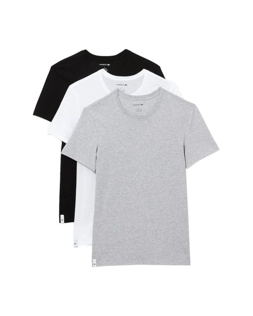 Lacoste Logo tshirt pack in Black für Herren