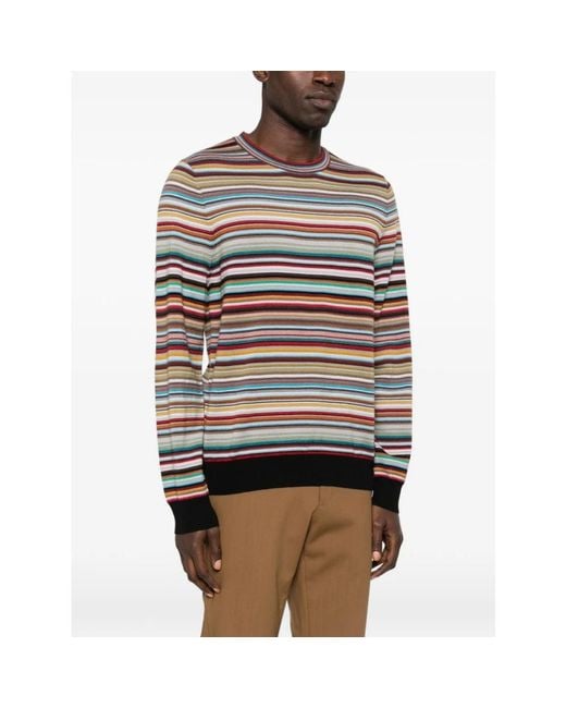 Paul Smith Multicolor Round-Neck Knitwear for men