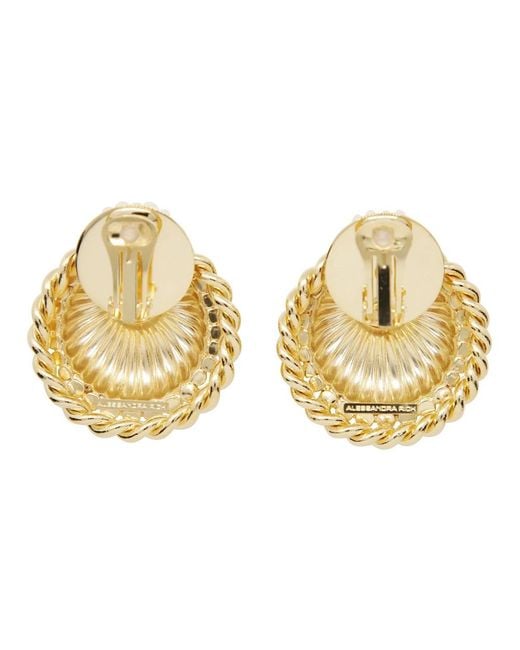 Alessandra Rich Metallic Earrings