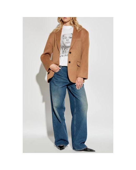 Anine Bing Brown Blazers