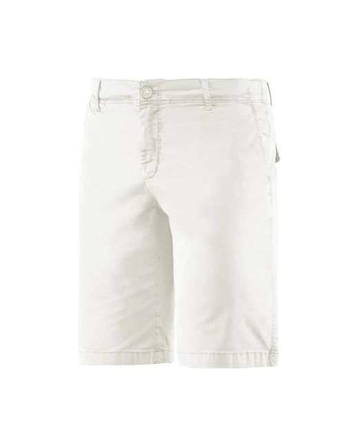 Bomboogie White Short Shorts for men