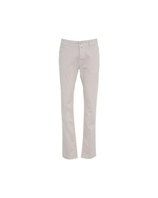 Jacob Cohen Slim Fit Bard Hose Mit Logo in Gray für Herren